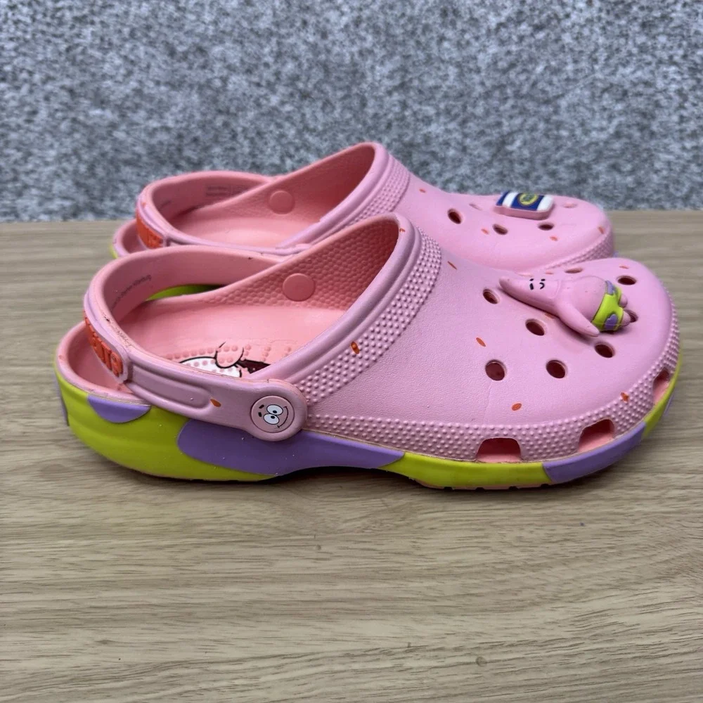 Patrick‎ Star Crocs Classic Clog Men's 8 Women's 10 SpongeBob SquarePants